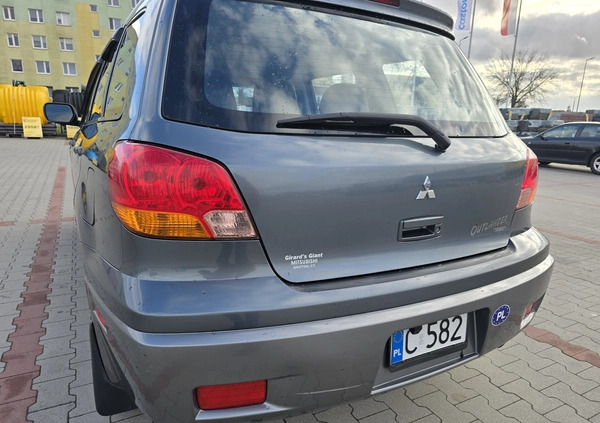 Mitsubishi Outlander cena 13000 przebieg: 150300, rok produkcji 2004 z Włocławek małe 301